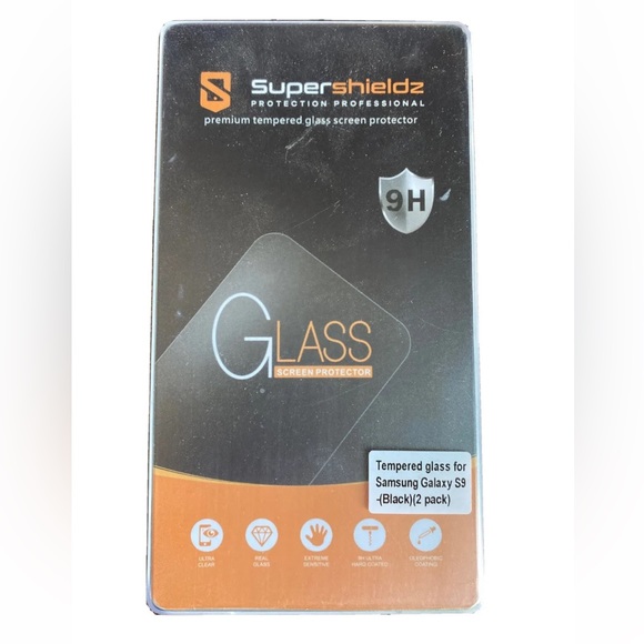 Samsung Other - 2 Pack Samsung Galaxy S9 Tempered Glass Screen Protector.